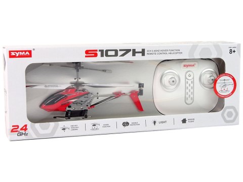 LEAN Toys Helikopter SYMA S107H Zdalnie Sterowany 2,4G Czerwony