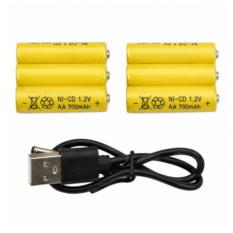 LEAN Toys Krótkofalówki Walkie Talkie Militarne USB Zasięg 200M Khaki 2 Szt.