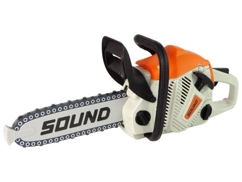LEAN Toys Piła Łańcuchowa Spalinowa Ruchomy Łańcuch Okulary Ochronne