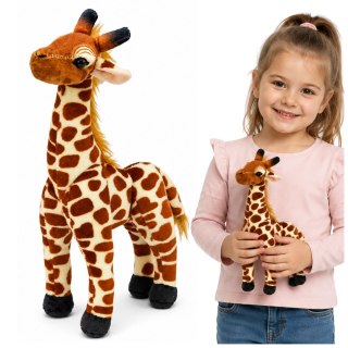 LEAN Toys Pluszowa Żyrafa Maskotka Miękka Przytulanka Zabawka 30 cm