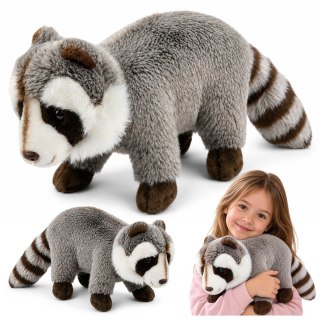 LEAN Toys Pluszowy Szop Maskotka Przytulanka Realistyczny Szary 45 cm