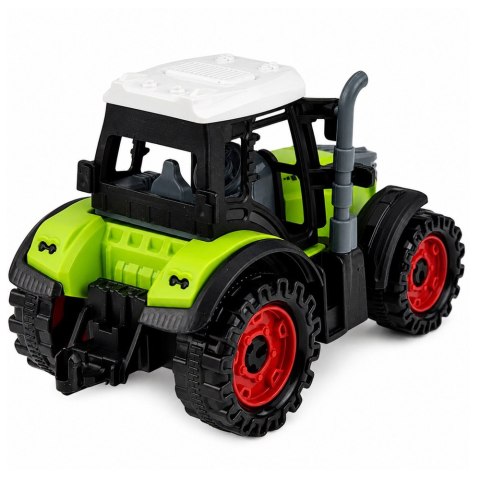 LEAN Toys Traktor Farmerski Rolniczy Z Napędem Frykcyjnym Zielony 15 cm