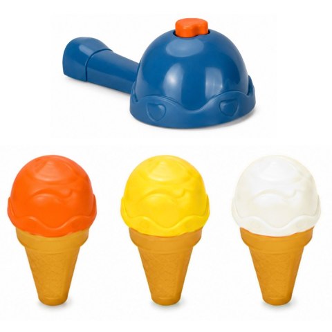 LEAN Toys Zestaw Do Robienia Lodów Dla Dzieci Eco-Friendly Lodziarnia 26 el.