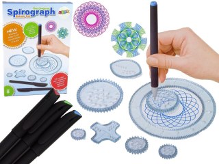 LEAN Toys Zestaw Edukacyjny Spirograf Pisaki