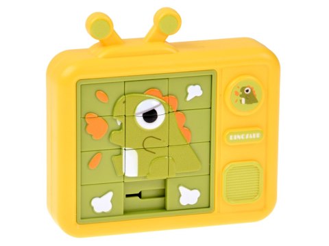 JOKOMISIADA Dwustronna Układanka Sensoryczna DINOZAUR Labirynt Puzzle Przesuwne ZA6425
