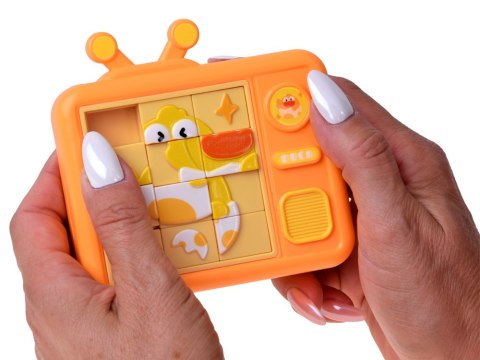 JOKOMISIADA Dwustronna Układanka Sensoryczna KURCZAK Labirynt Puzzle Przesuwne ZA6425