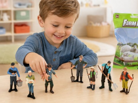 JOKOMISIADA FIGURKI FARMA 8 szt. - zestaw własnych chłopów HOP HOP HOP! ZA6427