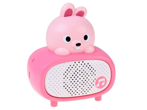 JOKOMISIADA Interaktywny Mikrofon Karaoke Bluetooth Głośnik Króliczek Muzyka IN0193