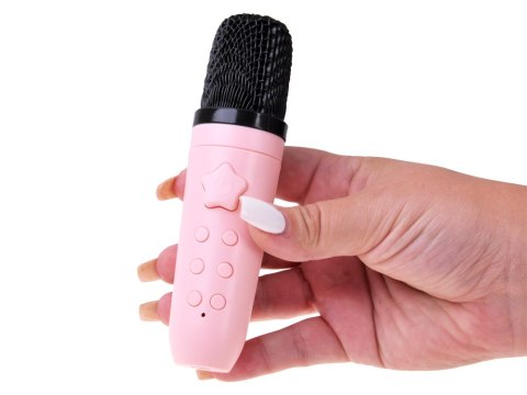 JOKOMISIADA Interaktywny Mikrofon Karaoke Bluetooth Głośnik Króliczek Muzyka IN0193