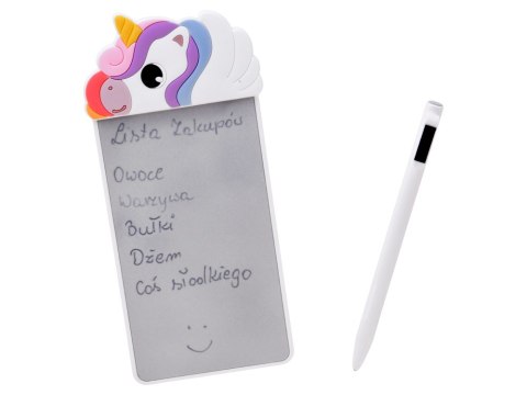 JOKOMISIADA Magnetyczny Notes na Lodówkę Jednorożec Tabliczka do Pisania Rysik ZA6460