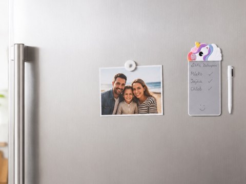JOKOMISIADA Magnetyczny Notes na Lodówkę Jednorożec Tabliczka do Pisania Rysik ZA6460