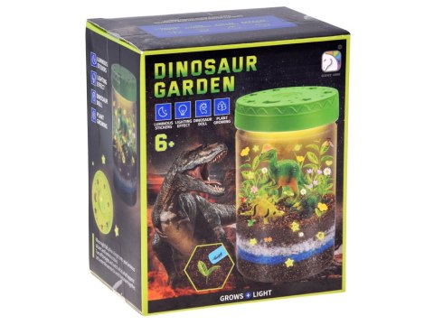 JOKOMISIADA Oświetlony OGRÓD DINOZAURÓW 3w1 terrarium, lampka, uprawa roślin DIY ZA6567