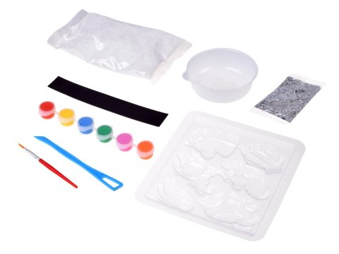 JOKOMISIADA Zestaw do robienia magnesów SOWY świecące w ciemności DIY magnesy ZA6406