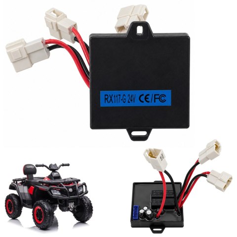 LEAN CARS Centralka RX117-G Do Pojazdu Na Akumulator S615 24V
