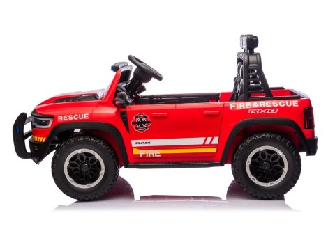 LEAN CARS Pojazd na akumulator RAM ZB629-F Straż Pożarna