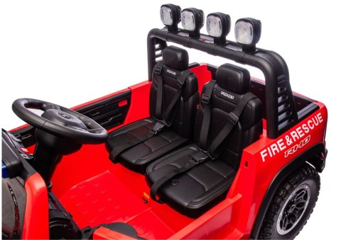 LEAN CARS Pojazd na akumulator RAM ZB629-F Straż Pożarna