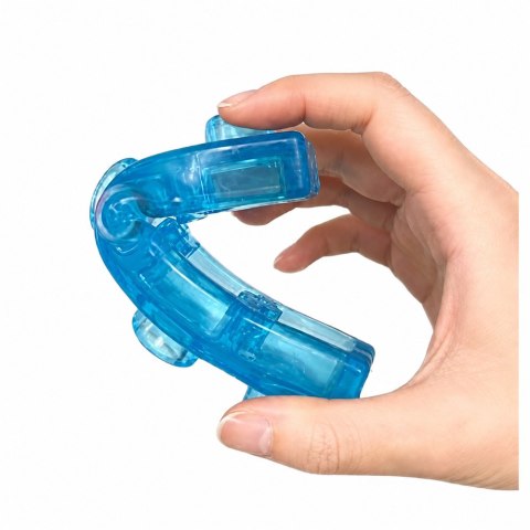 LEAN Toys Gumowe Klocki Elastyczne Konstrukcyjne Transparentne Kolorowe 20 el.