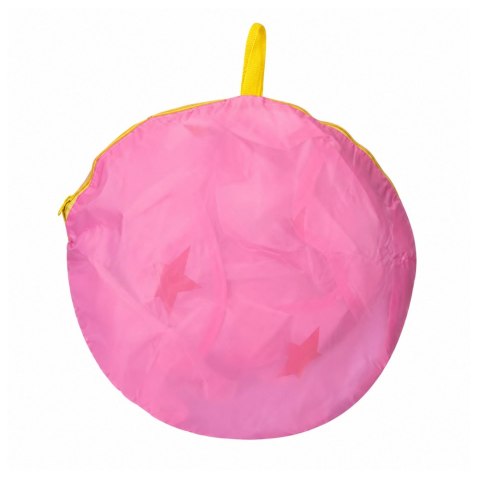 LEAN Toys Namiot Dla Dzieci Domek Suchy Basen Do Pokoju Ogrodu W Gwiazdki Różowy