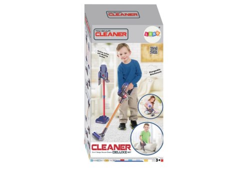LEAN Toys Odkurzacz Pionowy Zabawkowy Światła Dźwięki Czarny