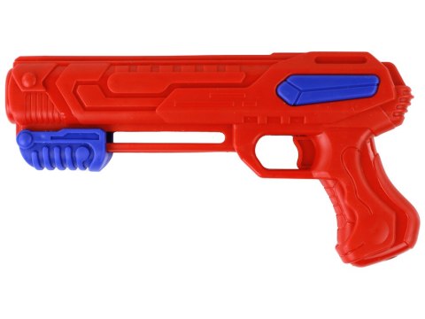 LEAN Toys Samolot Bańki Mydlane Wyrzutnia Pistolet Czerwony