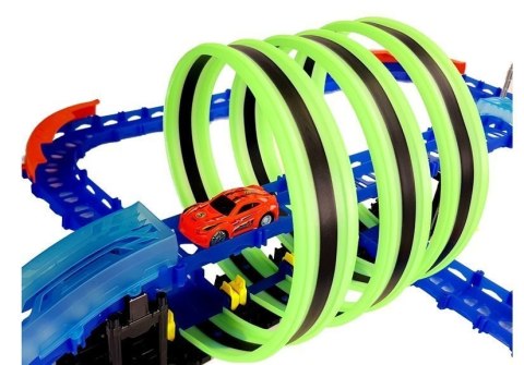 LEAN Toys Tor wyścigowy z autkiem rc
