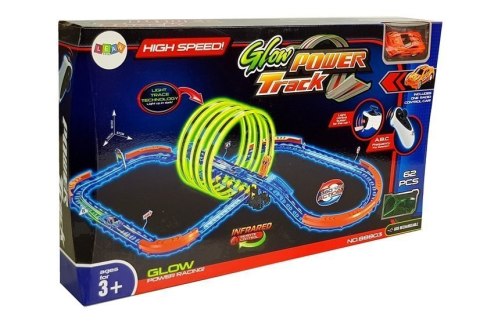 LEAN Toys Tor wyścigowy z autkiem rc