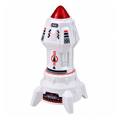 LEAN Toys Zestaw Kosmiczny Rakiety Wahadłowiec Moduł Astronauci Światła Dźwięki