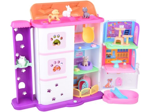 JOKOMISIADA Domek rozkładany dla zwierząt Pet house zestaw z figurkami akces ZA5420