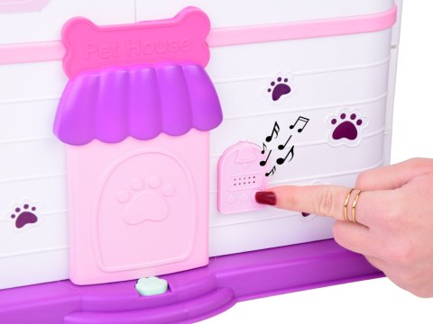 JOKOMISIADA Domek rozkładany dla zwierząt Pet house zestaw z figurkami akces ZA5420