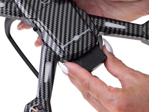 JOKOMISIADA Dron RC A19P Kamera HD Pilot z Ekranem Omijanie Przeszkód Etui RC0774