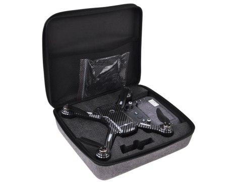 JOKOMISIADA Dron RC A19P Kamera HD Pilot z Ekranem Omijanie Przeszkód Etui RC0774
