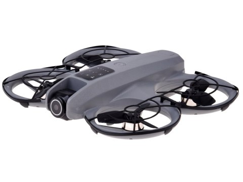 JOKOMISIADA Dron z kamerą - zdalnie sterowany Quadrocopter + pilot z ekranem LCD RC0775