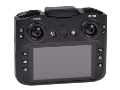 JOKOMISIADA Dron z kamerą - zdalnie sterowany Quadrocopter + pilot z ekranem LCD RC0775