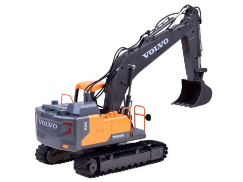 JOKOMISIADA Duża koparka VOLVO 3w1 Zdalnie sterowana Pilot - 3 końcówki RC0495