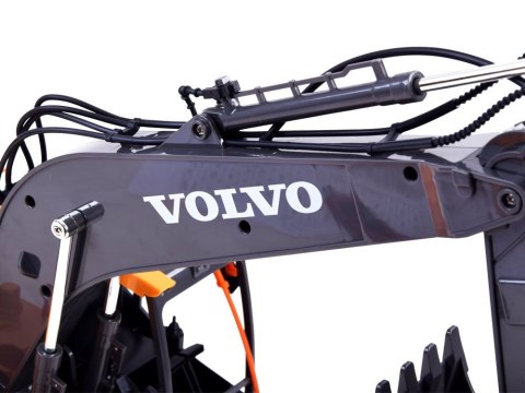 JOKOMISIADA Duża koparka VOLVO 3w1 Zdalnie sterowana Pilot - 3 końcówki RC0495