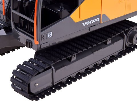 JOKOMISIADA Duża koparka VOLVO 3w1 Zdalnie sterowana Pilot - 3 końcówki RC0495