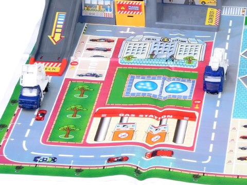 JOKOMISIADA Duży Zestaw Lotnisko Parking Samolot Samochody + Mata ZA5395