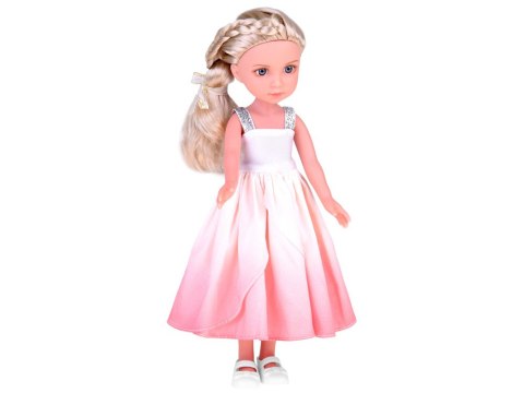 JOKOMISIADA Elegancka Stylowa Lalka w Kapeluszu z Długimi Blond Włosami ZA5314
