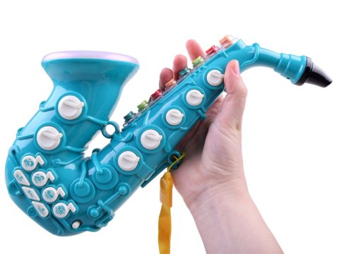 JOKOMISIADA Interaktywny Saksofon melodie + dźwięki Instrument dla dzieci IN0155 NI