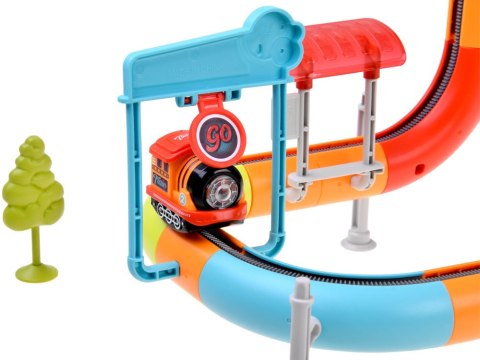 JOKOMISIADA KLOCKI MAGNETYCZNE Tor magnetyczny dla pociągów - 114ele kolejka DIY ZA6578