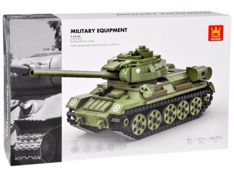 JOKOMISIADA Klocki techniczne CZOŁG T-34-85 polski model 604ele ZA5675