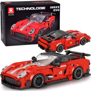 JOKOMISIADA Klocki techniczne Supersportowe auto CZERWONE spojler 413-ele ZA5261