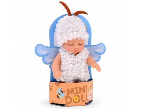 JOKOMISIADA Mini Laleczka Bobas OWIECZKA 11 cm Ruchome Rączki Nóżki Główka ZA6454