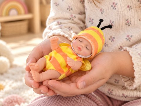 JOKOMISIADA Mini Laleczka Bobas PSZCZÓŁKA 11 cm Ruchome Rączki Nóżki Główka ZA6454