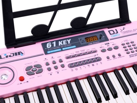 JOKOMISIADA Organy Keyboard + mikrofon 61klawisz 328-06 IN0082