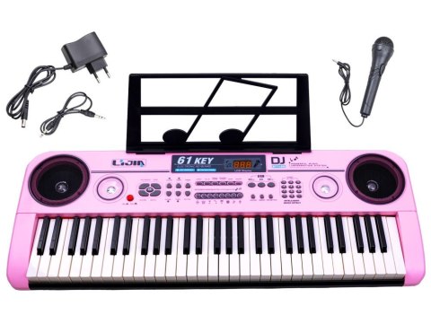 JOKOMISIADA Organy Keyboard + mikrofon 61klawisz 328-06 IN0082