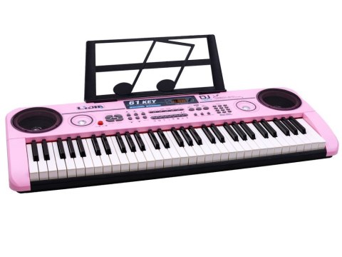 JOKOMISIADA Organy Keyboard + mikrofon 61klawisz 328-06 IN0082