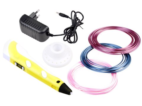 JOKOMISIADA Pióro 3D magiczny długopis 3D + wkłady ZA3932