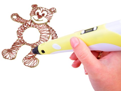 JOKOMISIADA Pióro 3D magiczny długopis 3D + wkłady ZA3932