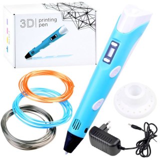 JOKOMISIADA Pióro 3D magiczny długopis 3D + wkłady ZA3932